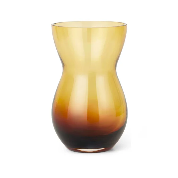 Holmegaard Vase Calabas 21 cm Duo burgundy-ambre