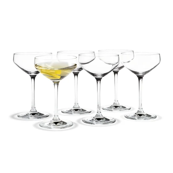 Holmegaard Verre à martini Perfection 29 cl, lot de 6 Transparent