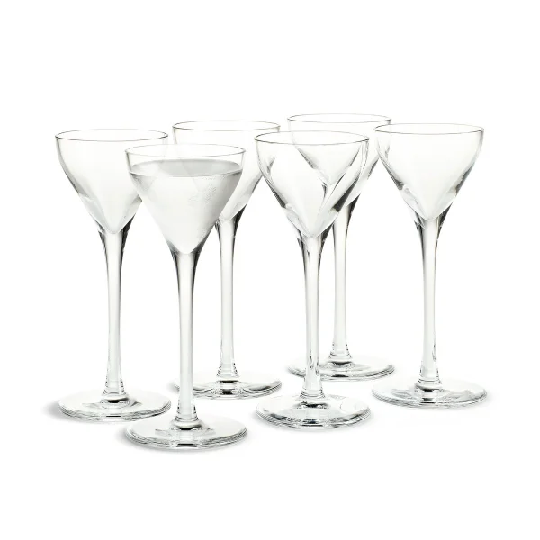 Holmegaard Verre à schnaps Cabernet 4,5 cl, lot de 6 Transparent