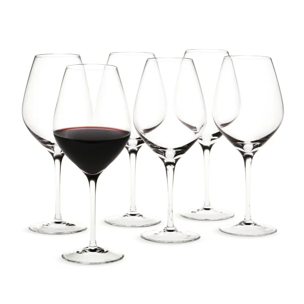 Holmegaard Verre à vin rouge Cabernet 52 cl, lot de 6 Transparent
