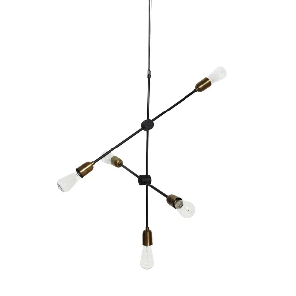 House Doctor Lampe à suspension Molecular 5 ampoules