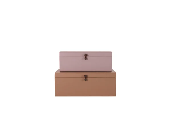 House Doctor - Métal Rangement Beige/Rosa