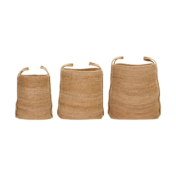 House Doctor Panier de rangement Stella, 3 pièces Naturel