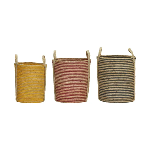 House Doctor Paniers de rangement Dungi, lot de 3 Multi