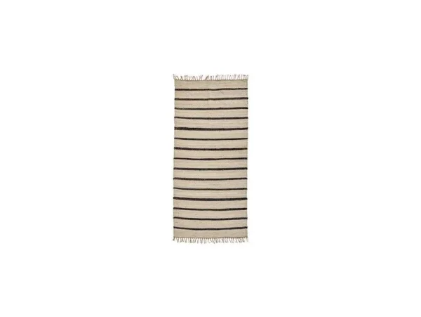 House Doctor - Sima Tapis 200x90 Black/Natural