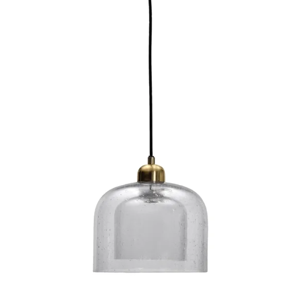 House Doctor - Suspension Bell en verre transparent Ø 25 cm