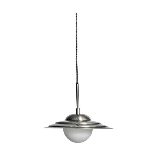 House Doctor Suspension Coin Brossé argent
