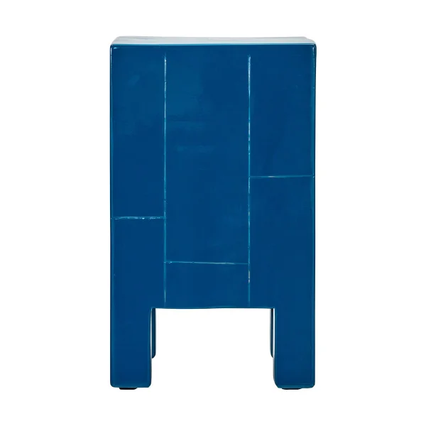 House Doctor Table d'appoint Brick Bleu