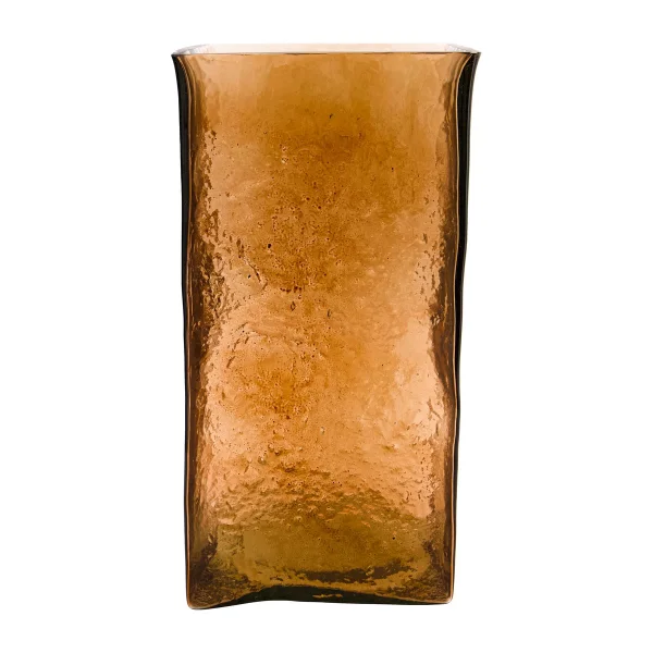 House Doctor Vase Square 16x30 cm Ambre
