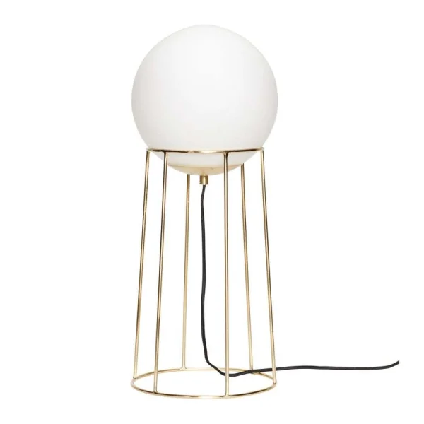 Hübsch - Balance Lampadaire L Brass/White