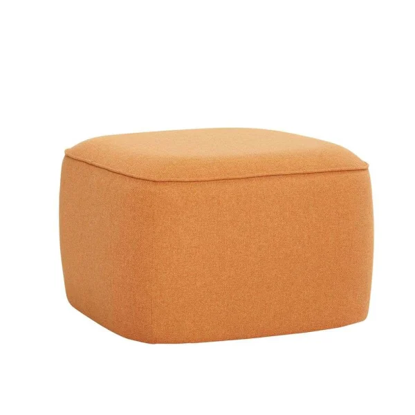 Hübsch - Cube Pouf Orange