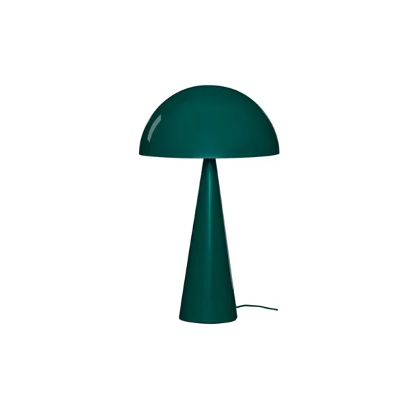 Hübsch - lampe à poser Mush, vert foncé, métal, hauteur 50 cm