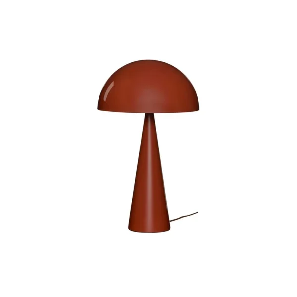 Hübsch - lampe de table Mush, marron, métal, hauteur 50 cm