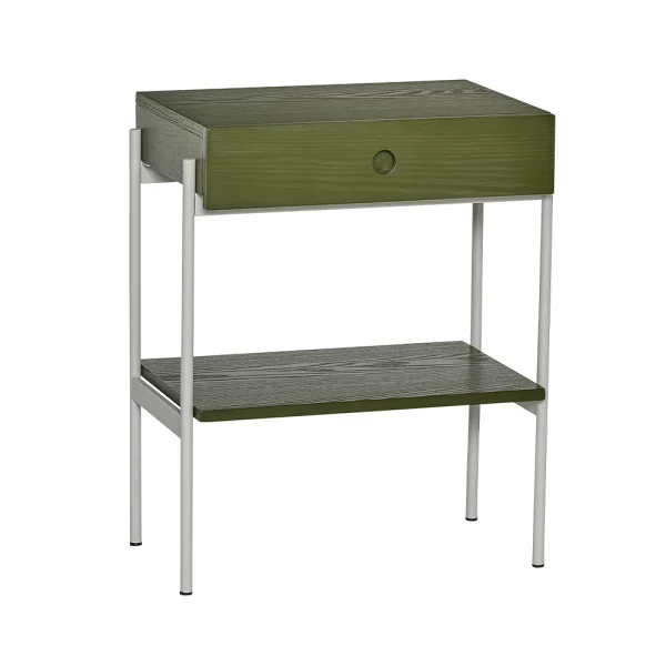 Hübsch - Noir Table d'appoint Vert/Off-White