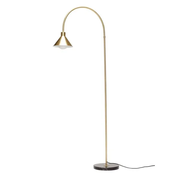 Hübsch - Pipe Lampadaire Black/Brass