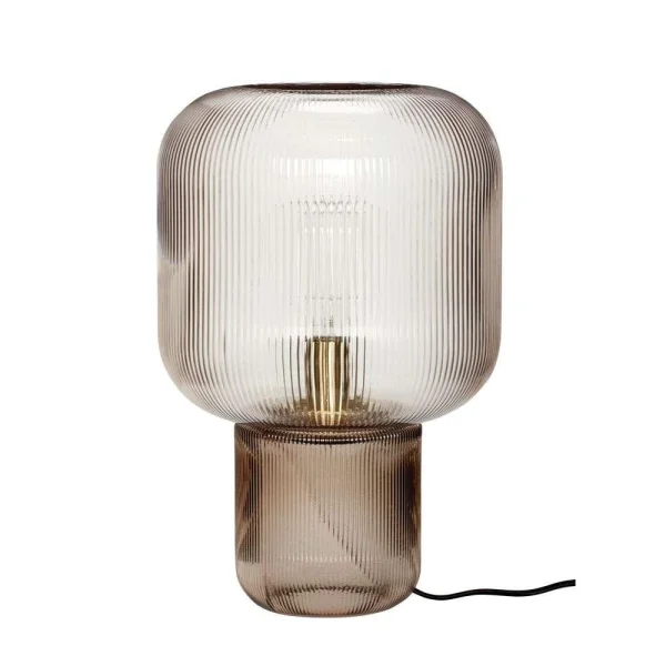 Hübsch - Pirum Lampe de Table Clear/Smoked