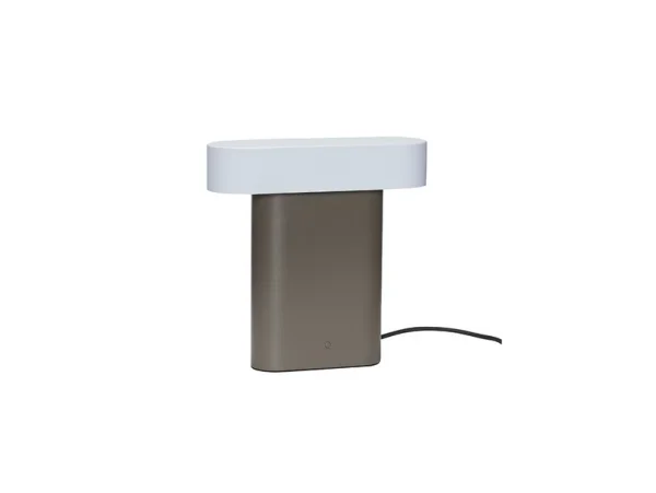 Hübsch - Sleek Lampe de Table Brown/Light Grey