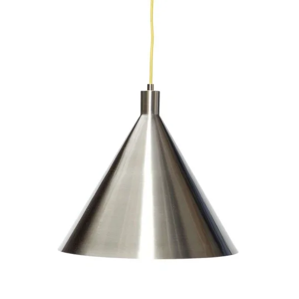 Hübsch - Yama Suspension Ø40 Nickel/Yellow