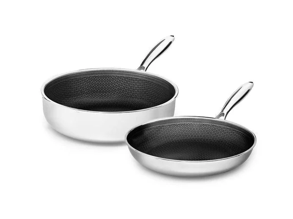 Hybride anti-adhèsive ensemble de saut - 2 pièces onyx cookware™