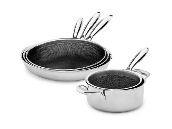 Hybride anti-adhèsive ensemble de saut - 5 pièces onyx cookware™