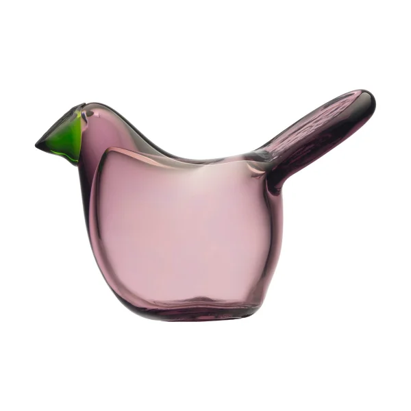 Iittala Birds by Toikka muscicapidés Vert pin-rose saumon