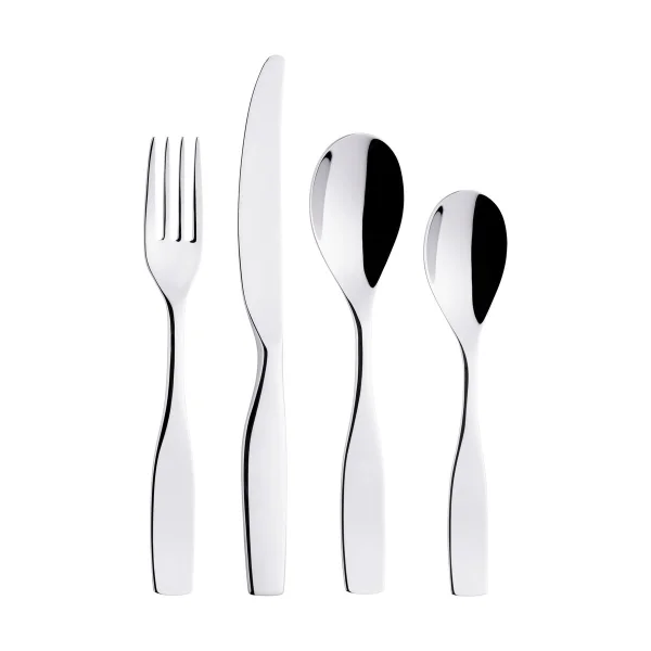 Iittala Set de couverts Citterio 98, 16 pièces, coffret cadeau Acier inoxydable poli