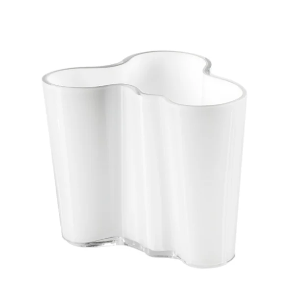 Iittala Vase Alvar Aalto blanc opale 95 mm