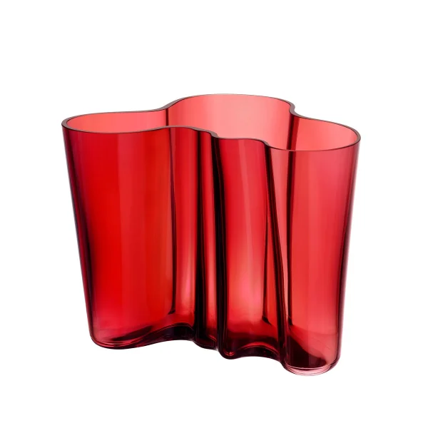 Iittala Vase Alvar Aalto cranberry 160 mm