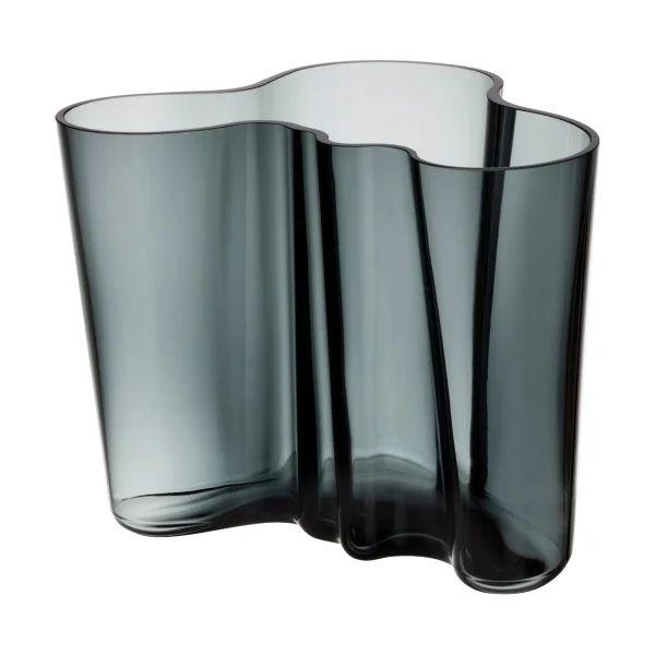 Iittala Vase Alvar Aalto gris foncé 160 mm