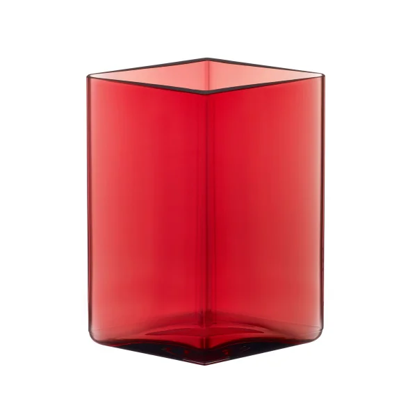 Iittala Vase Ruutu 11,5x14 cm cranberry