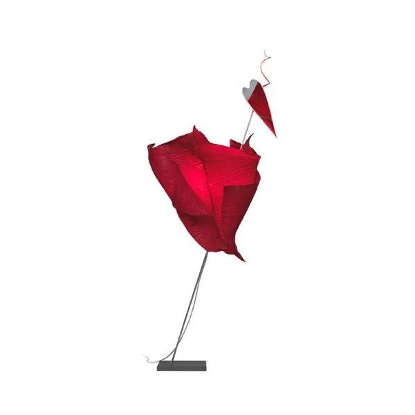 Ingo Maurer - Kokoro LED Lampe de Table Red/Anthracite