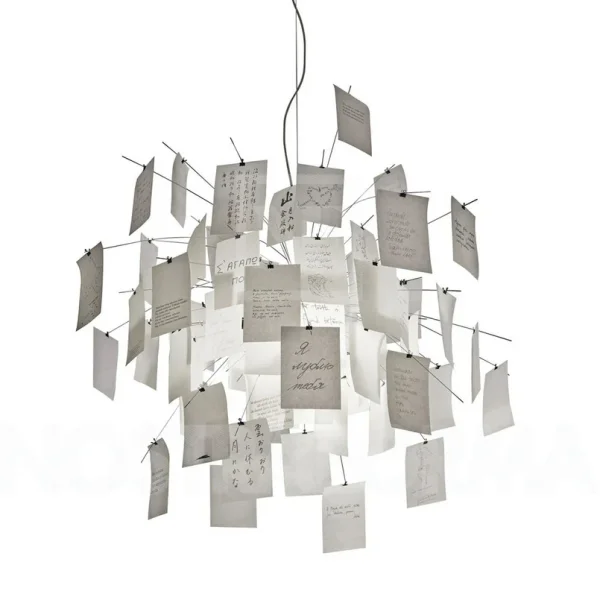 Ingo Maurer - Lampe Zettel'z 6 suspension Ø80cm