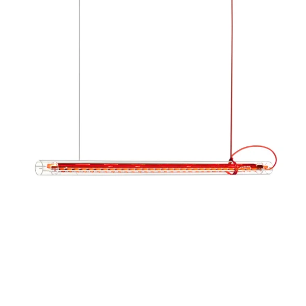 Ingo Maurer - Tubular Suspension Rouge/Rouge