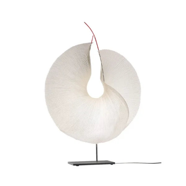 Ingo Maurer - Yoruba Rose Lampe de Table Natural White/Anthracite