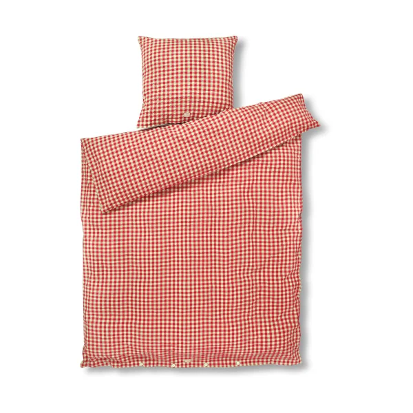 Juna Ensemble de lit Bæk&Bølge 150x210 cm Rouge-jaune