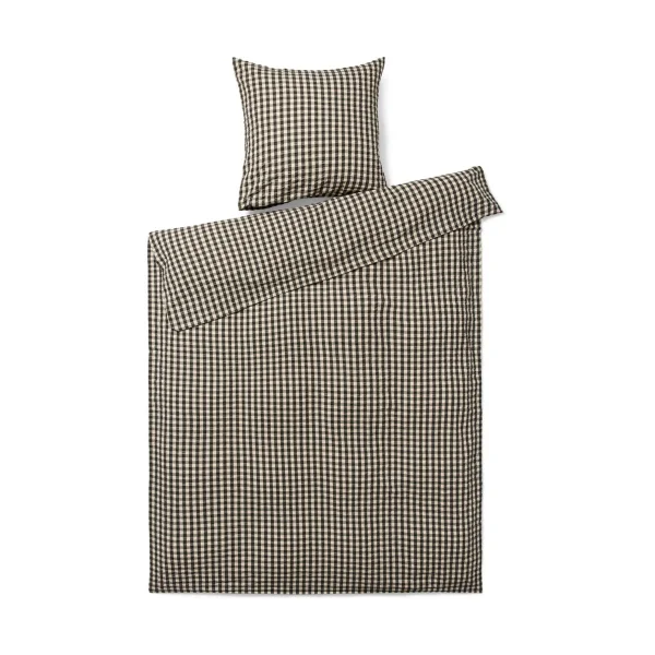 Juna Ensemble de lit Bæk&Bølge 150x210 cm Sable noir