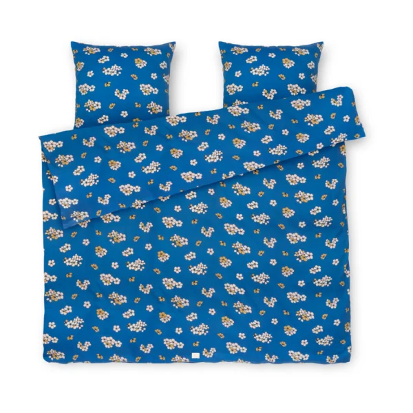 Juna Ensemble de lit Grand Pleasantly 220x220 cm Bleu