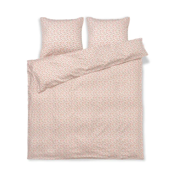 Juna Ensemble de lit Pleasantly 220x220 cm Blanc-rose