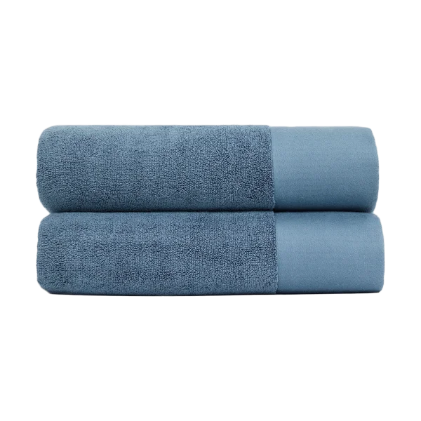 Juniper Serviettes de douche Juniper 70x140 cm lot de 2 North Sea Blue