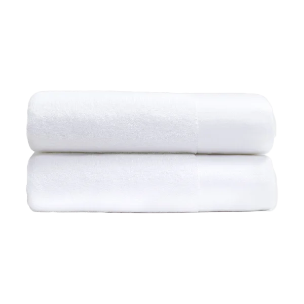 Juniper Serviettes de douche Juniper 70x140 cm lot de 2 Snow White