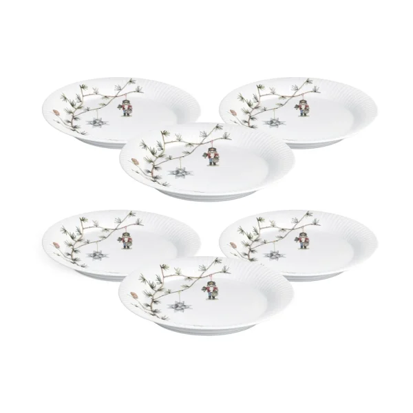 Kähler Assiette Hammershøi Christmas Ø27 cm lot de 6 Assiette Hammershøi Christmas Ø27 cm lot de 6