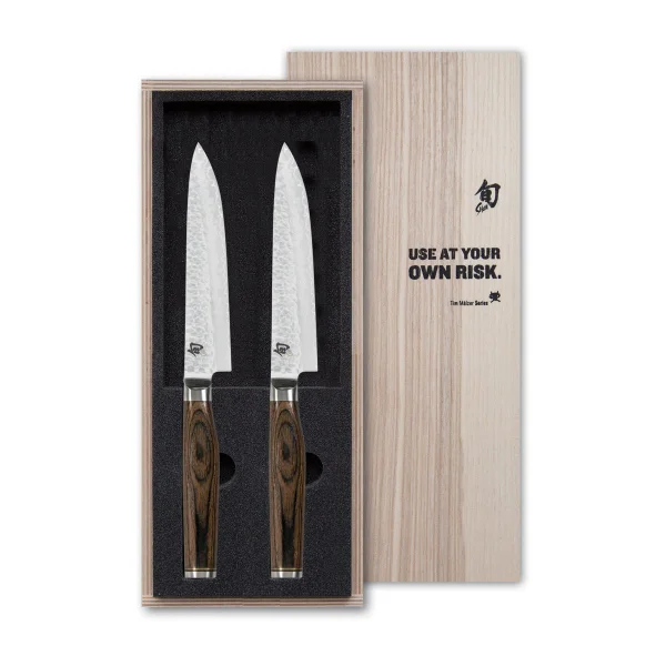 KAI Couteau à steak Kai Shun Premier Lot de 2 12,7 cm
