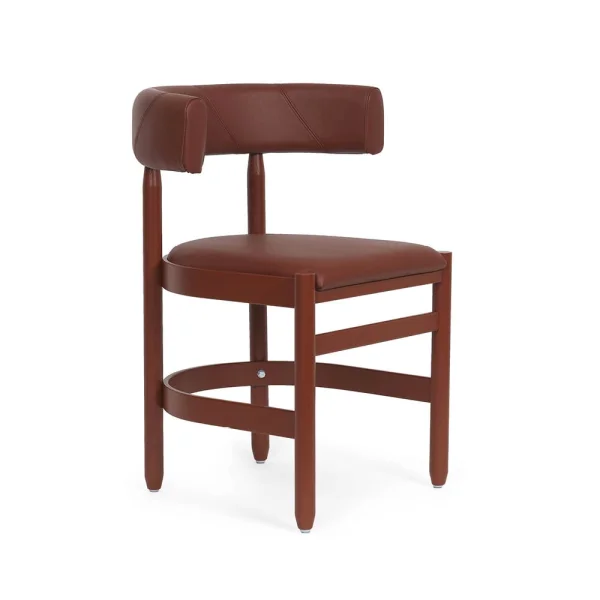 Källemo Fauteuil Botero Tärnsjö rouge-piètement frêne rouge