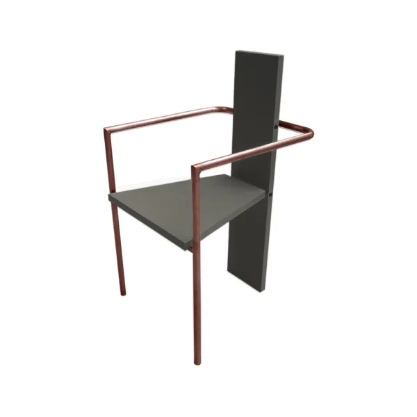 Källemo Fauteuil Concrete Gris-piètement cuivré