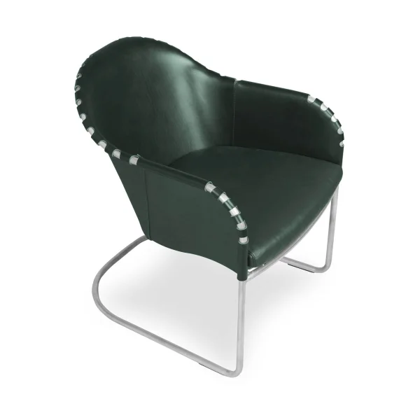 Källemo Fauteuil Ingo Vert-chrome mat
