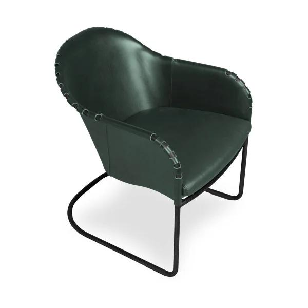 Källemo Fauteuil Ingo Vert-noir oxydé