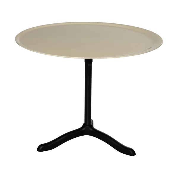 Källemo Table Cassis Ø47 cm Aluminium anodisé noir-huître