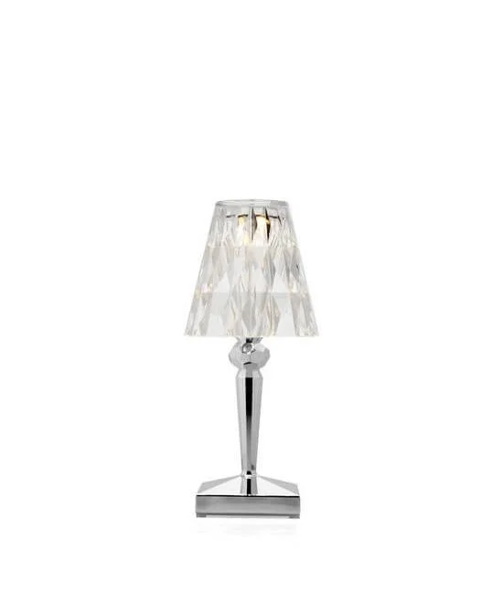 Kartell - Battery Portable Lampe de Table IP54 Chrome