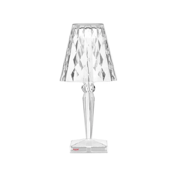 Kartell - Big Battery Lampe de Table Crystal