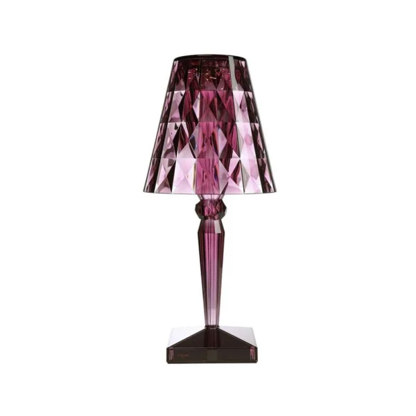 Kartell - Big Battery Lampe de Table Plum